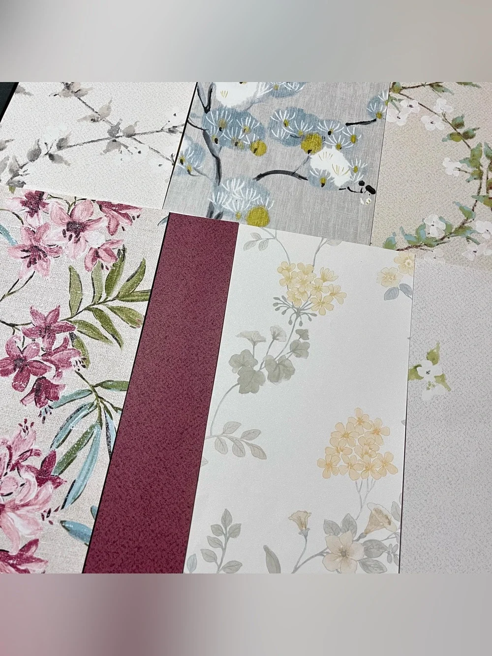 14 Assorted Wallpaper Sample Sheets Floral Vines Botanical Pack Arts & Crafts